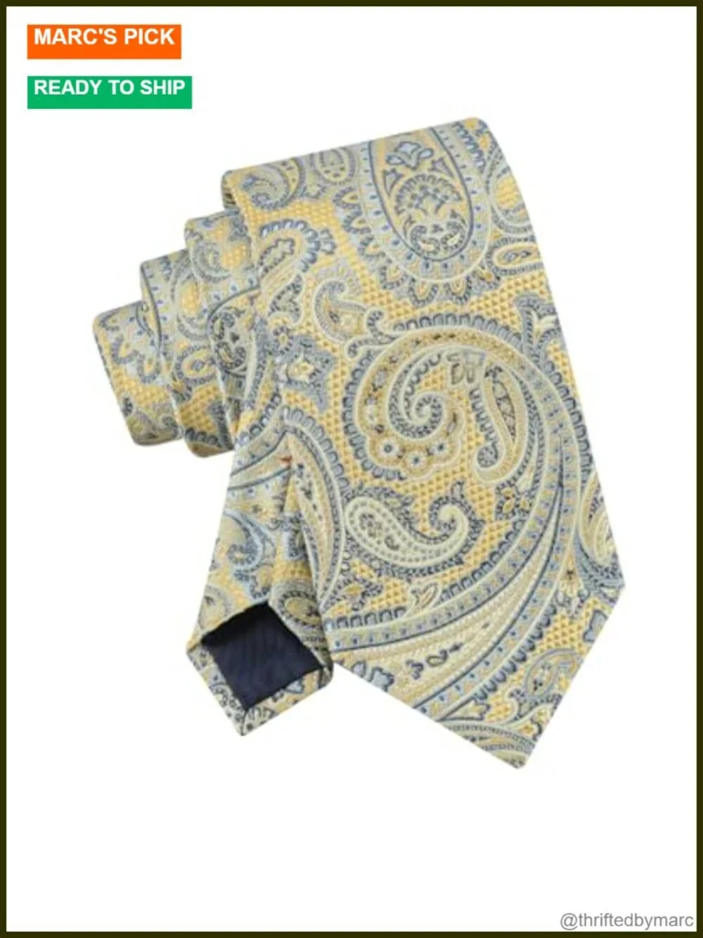 Paisley Silk Blend Tie Standard Width 3 1/8